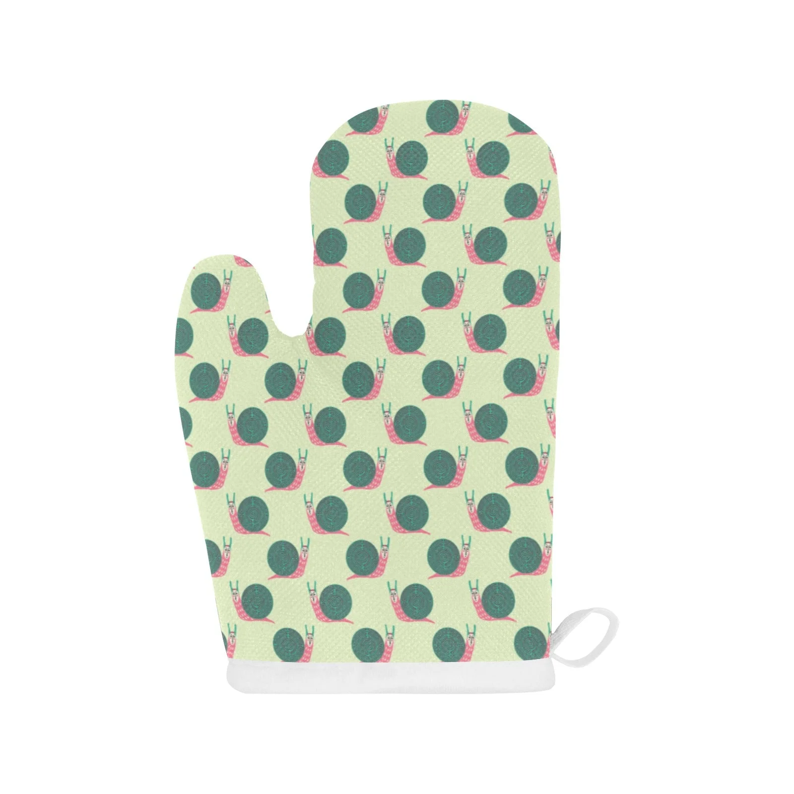 Snail Pattern Print Design 04 Heat Resistant Oven Mitts & Pot Holders Set Snail Pattern Print Design 04 Heat Resistant Oven Mitts & Pot Holders Set