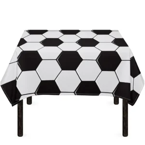 Soccer Ball Print Tablecloth Kitchen Home Decor