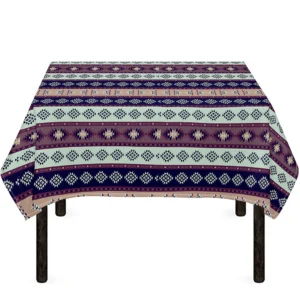 Southwestern Stripe Pattern Print Tablecloth Kitchen Home Decor