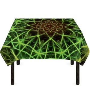Sparkle Kaleidoscope Print Tablecloth Kitchen Home Decor