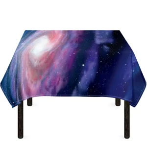 Spiral Milky Way Print Tablecloth Kitchen Home Decor