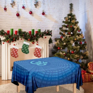 Spiritual Om Sign Print Tablecloth Kitchen Home Decor