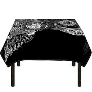 Spiritual Owl With Sun And Moon Print Tablecloth Kitchen Home Decor