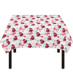 Splash Wine Pattern Print Tablecloth Kitchen Home Decor