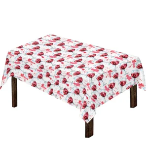 Splash Wine Pattern Print Tablecloth Kitchen Home Decor