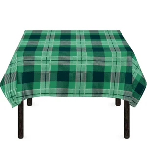 St. Patrick's Day Tartan Print Tablecloth Kitchen Home Decor