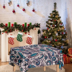 Summer Surfing Pattern Print Tablecloth Kitchen Home Decor
