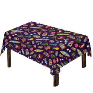 Summer Totem Pattern Print Tablecloth Kitchen Home Decor