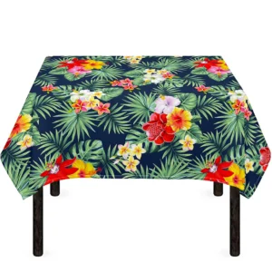 Summer Tropical Hawaii Pattern Print Tablecloth Kitchen Home Decor