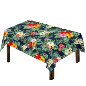 Summer Tropical Hawaii Pattern Print Tablecloth Kitchen Home Decor