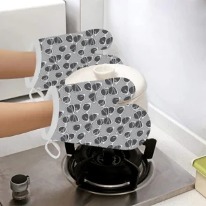 Sun Glasses Pattern Print Design 04 Heat Resistant Oven Mitts & Pot Holders Set