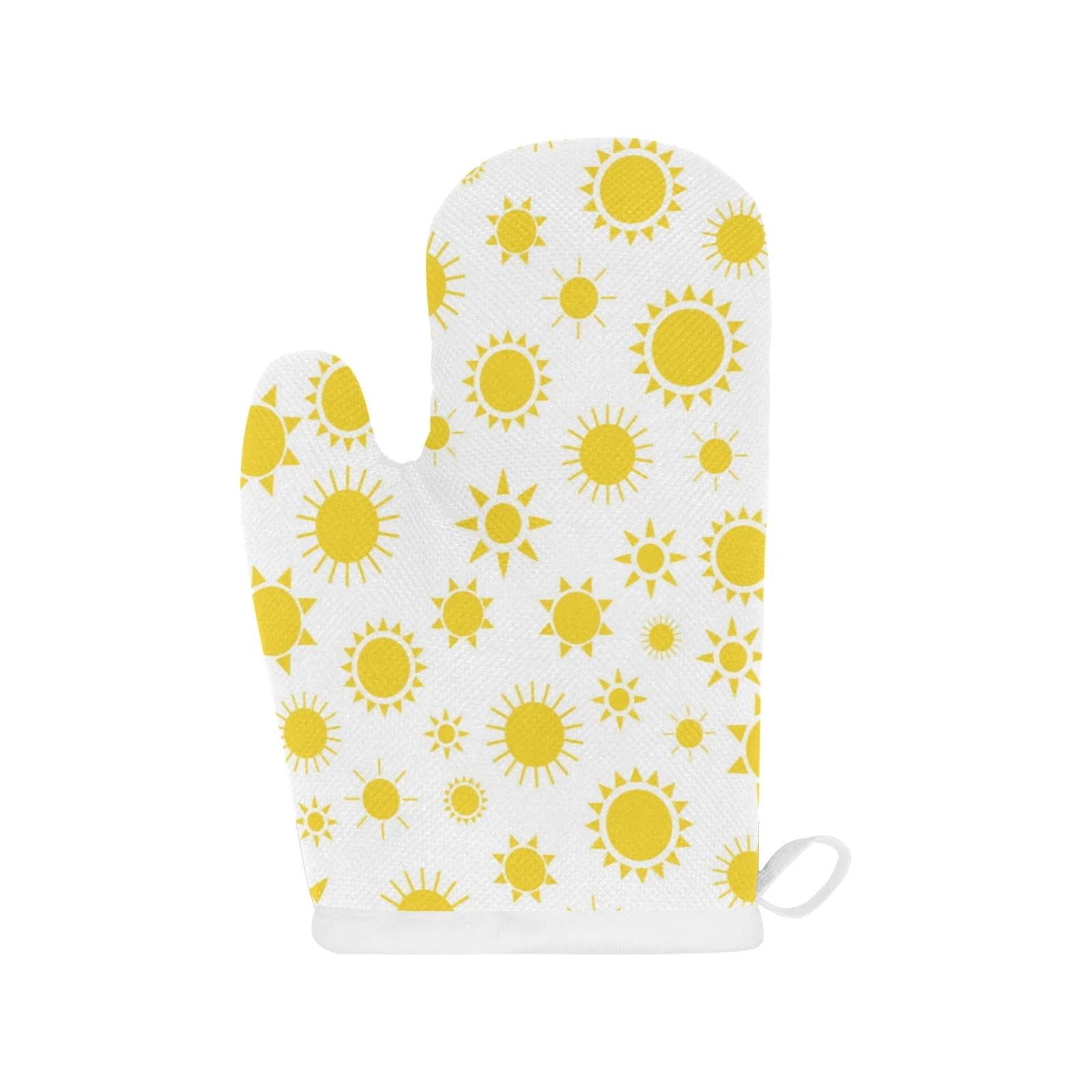 Sun Pattern Heat Resistant Oven Mitts Pot Holders Set Sun Pattern Heat Resistant Oven Mitts Pot Holders Set