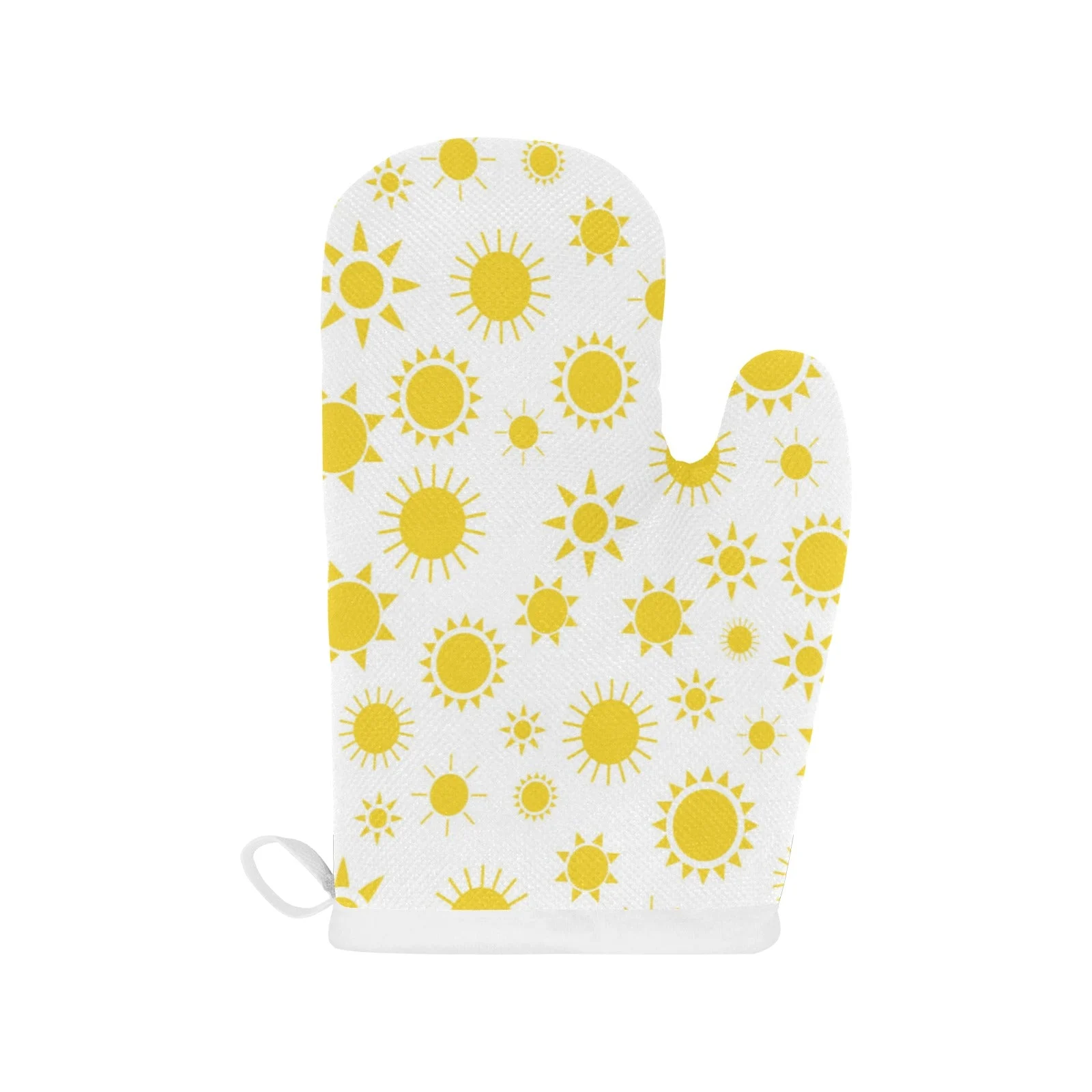 Sun Pattern Heat Resistant Oven Mitts Pot Holders Set Sun Pattern Heat Resistant Oven Mitts Pot Holders Set