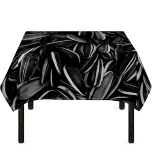Sunflower Seeds Print Tablecloth Kitchen Home Decor