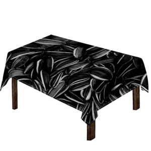 Sunflower Seeds Print Tablecloth Kitchen Home Decor