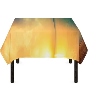Sunrise Beach Print Tablecloth Kitchen Home Decor