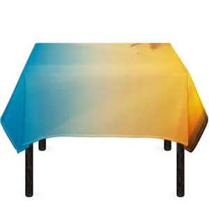 Sunrise Horizon Print Tablecloth Kitchen Home Decor