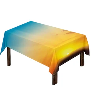 Sunrise Horizon Print Tablecloth Kitchen Home Decor