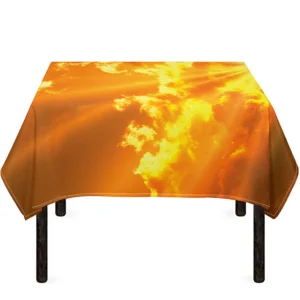 Sunrise Sky Print Tablecloth Kitchen Home Decor