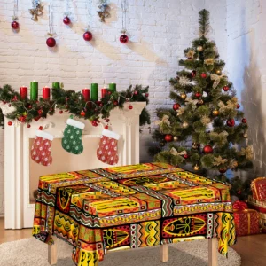 Sunset Ethnic African Tribal Print Tablecloth Kitchen Home Decor
