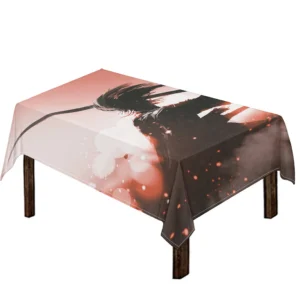 Sunset Japanese Samurai Print Tablecloth Kitchen Home Decor