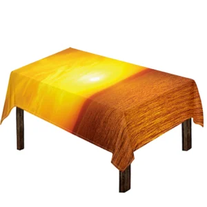 Sunset Over Sea Print Tablecloth Kitchen Home Decor