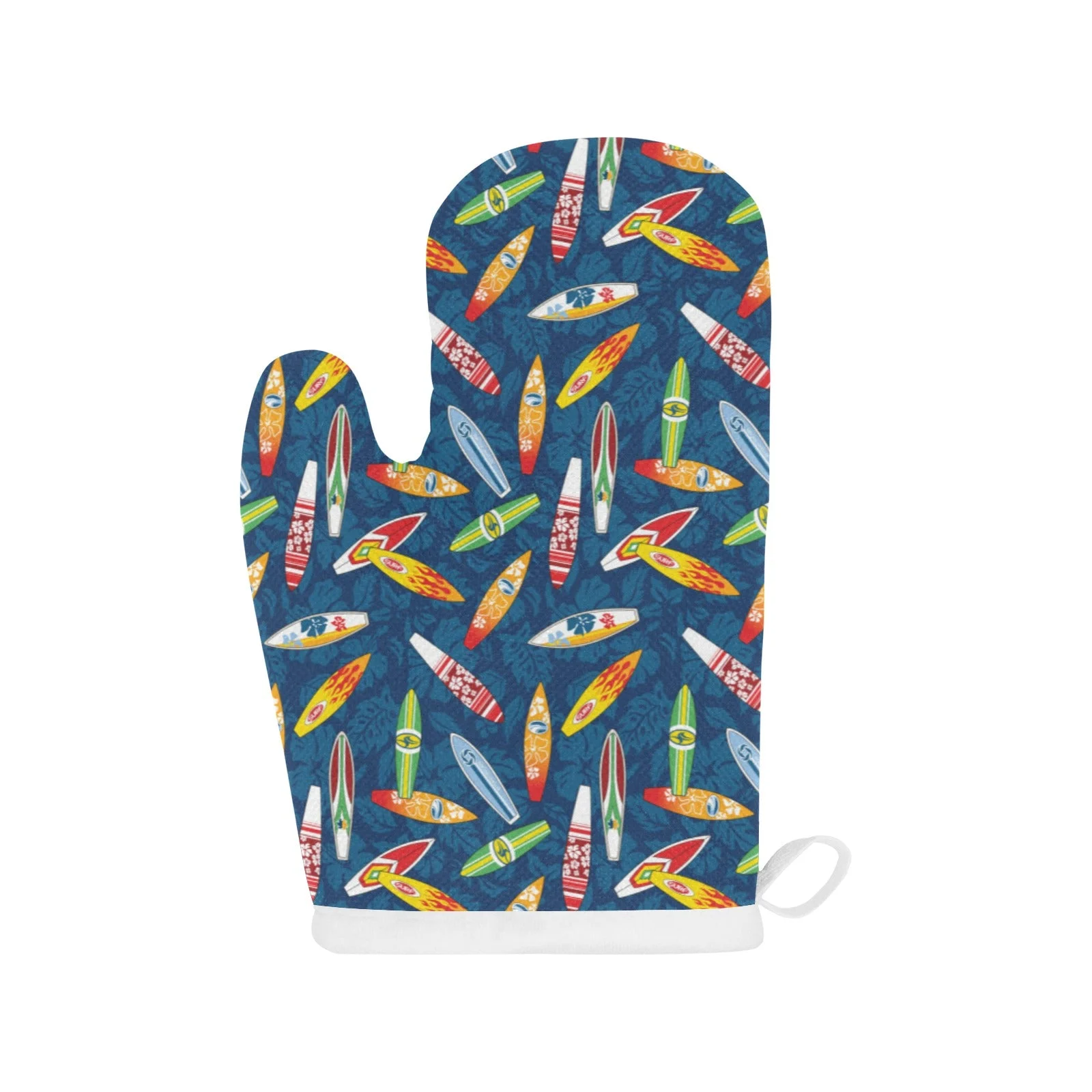 Surfboard Pattern Print Design 01 Heat Resistant Oven Mitts & Pot Holders Set Surfboard Pattern Print Design 01 Heat Resistant Oven Mitts & Pot Holders Set