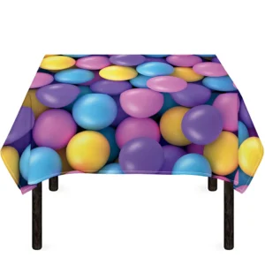 Sweet Candy Ball Pattern Print Tablecloth Kitchen Home Decor