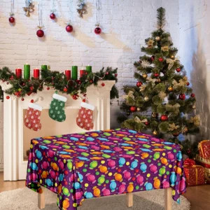 Sweet Candy Pattern Print Tablecloth Kitchen Home Decor