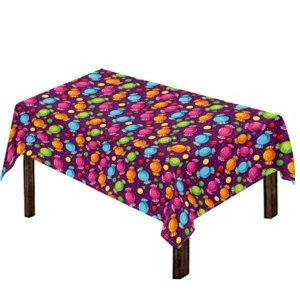 Sweet Candy Pattern Print Tablecloth Kitchen Home Decor