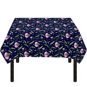 Sweet Pea Floral Pattern Print Tablecloth Kitchen Home Decor
