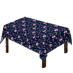 Sweet Pea Floral Pattern Print Tablecloth Kitchen Home Decor