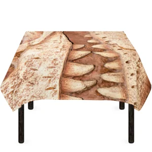 T-Rex Fossil Print Tablecloth Kitchen Home Decor