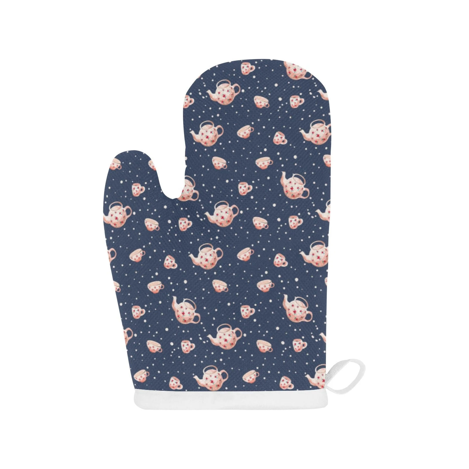 Tea Pots Pattern Print Design 04 Heat Resistant Oven Mitts & Pot Holders Set Tea Pots Pattern Print Design 04 Heat Resistant Oven Mitts & Pot Holders Set
