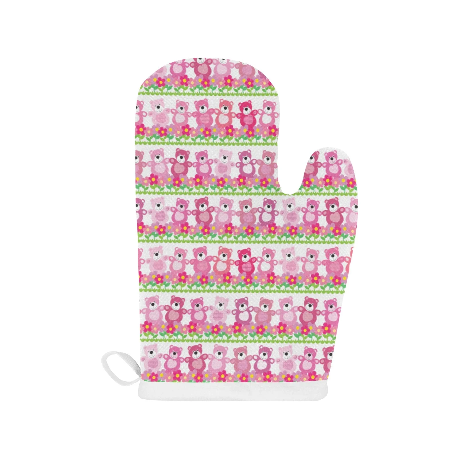 Teddy Bear Pattern Print Design 04 Heat Resistant Oven Mitts & Pot Holders Set Teddy Bear Pattern Print Design 04 Heat Resistant Oven Mitts & Pot Holders Set