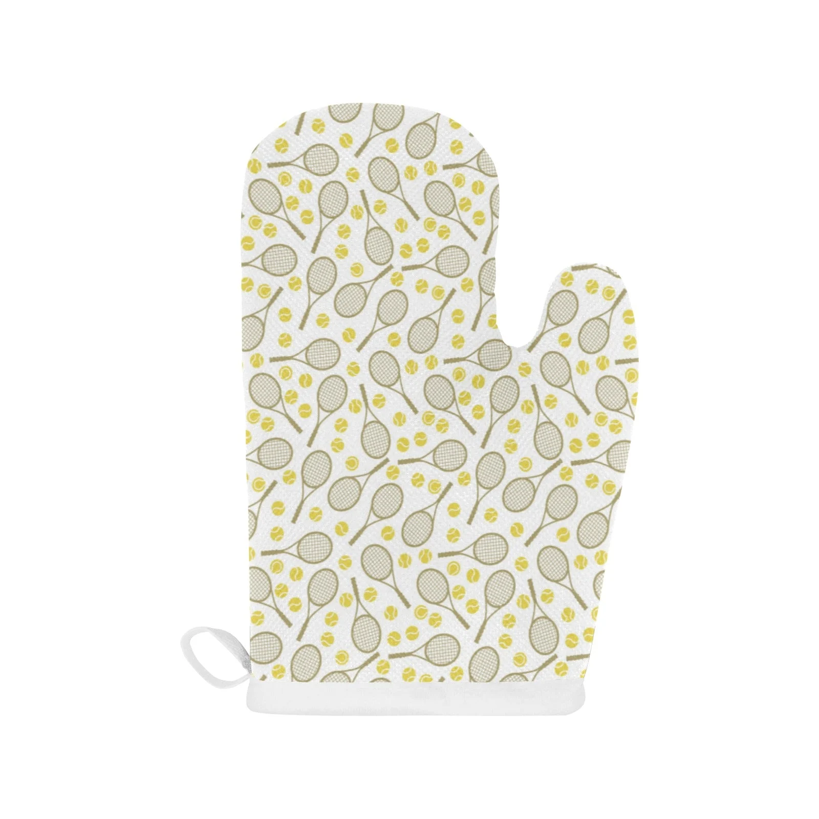 Tennis Pattern Print Design 02 Heat Resistant Oven Mitts & Pot Holders Set Tennis Pattern Print Design 02 Heat Resistant Oven Mitts & Pot Holders Set