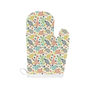 Tennis Pattern Print Design 03 Heat Resistant Oven Mitts & Pot Holders Set