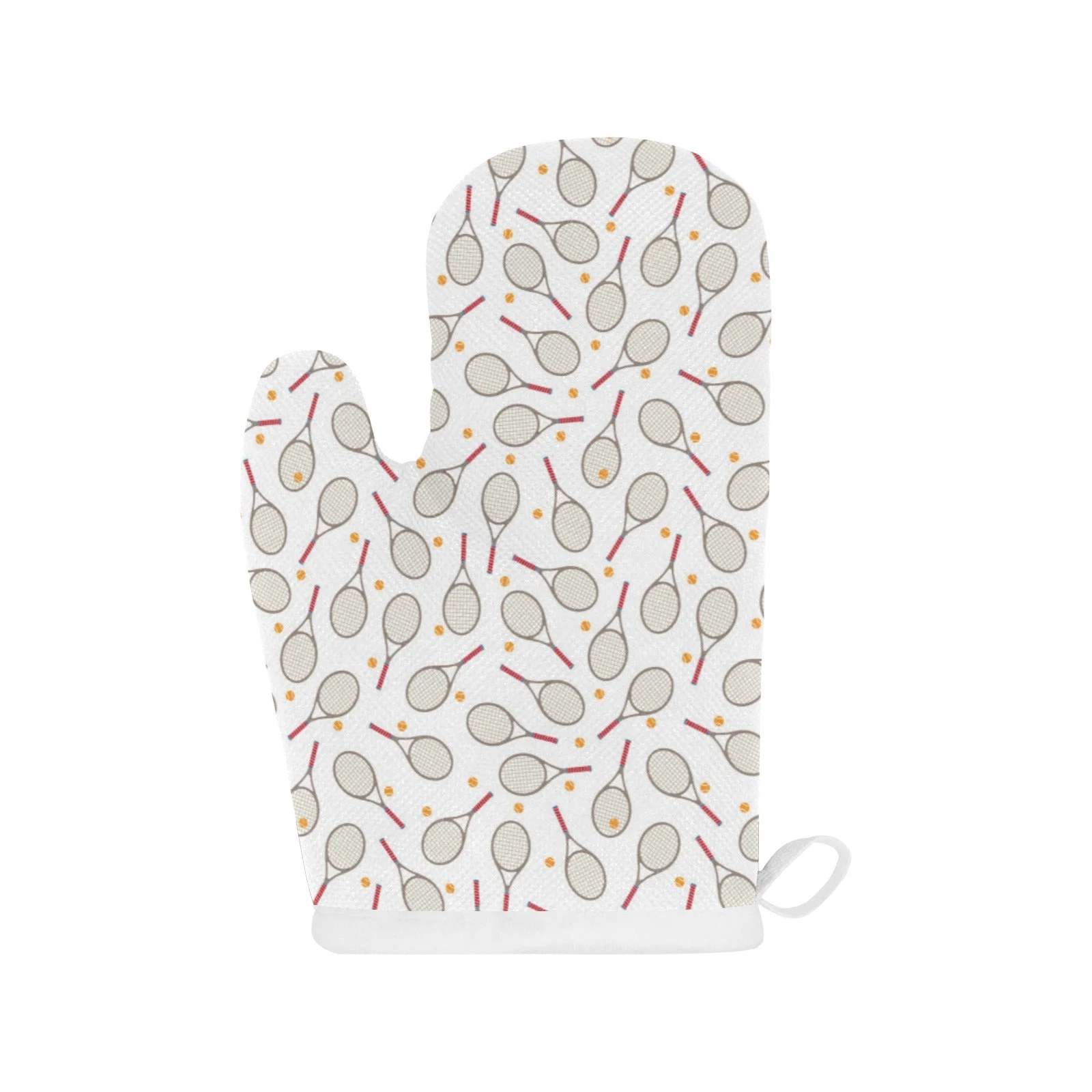 Tennis Pattern Print Design 04 Heat Resistant Oven Mitts & Pot Holders Set Tennis Pattern Print Design 04 Heat Resistant Oven Mitts & Pot Holders Set