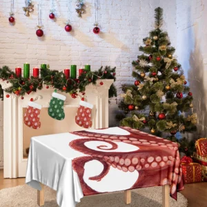 Tentacles Of Octopus Print Tablecloth Kitchen Home Decor