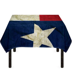 Texas Flag Print Tablecloth Kitchen Home Decor