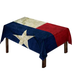 Texas Flag Print Tablecloth Kitchen Home Decor