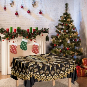 Thai Mandala Print Tablecloth Kitchen Home Decor