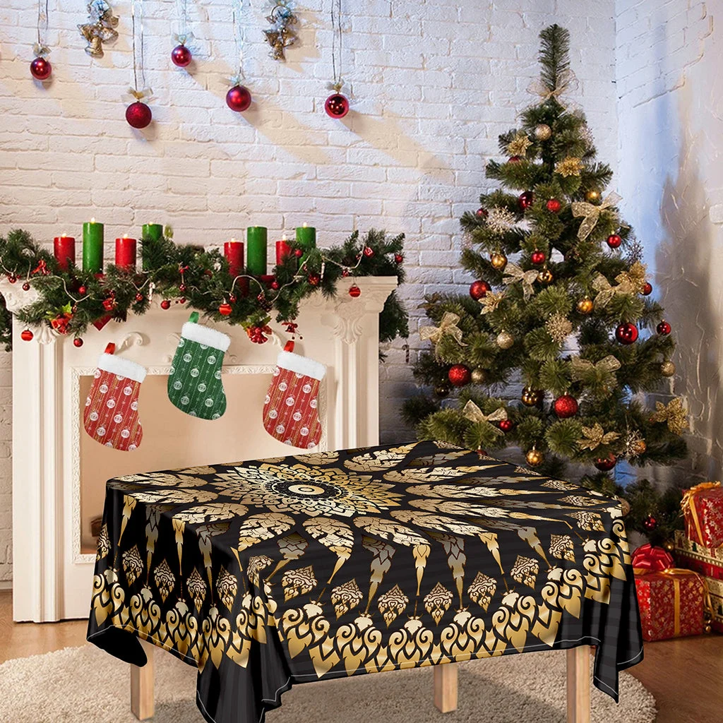 Thai Mandala Print Tablecloth Kitchen Home Decor Thai Mandala Print Tablecloth Kitchen Home Decor