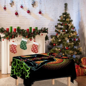 The Seven Chakras Print Tablecloth Kitchen Home Decor