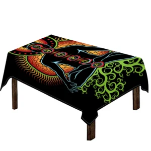 The Seven Chakras Print Tablecloth Kitchen Home Decor