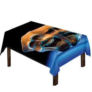 The Sock And Buskin Theatre Masks Print Tablecloth Kitchen Home Decor