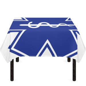The Star Of Life Paramedic Symbol Print Tablecloth Kitchen Home Decor