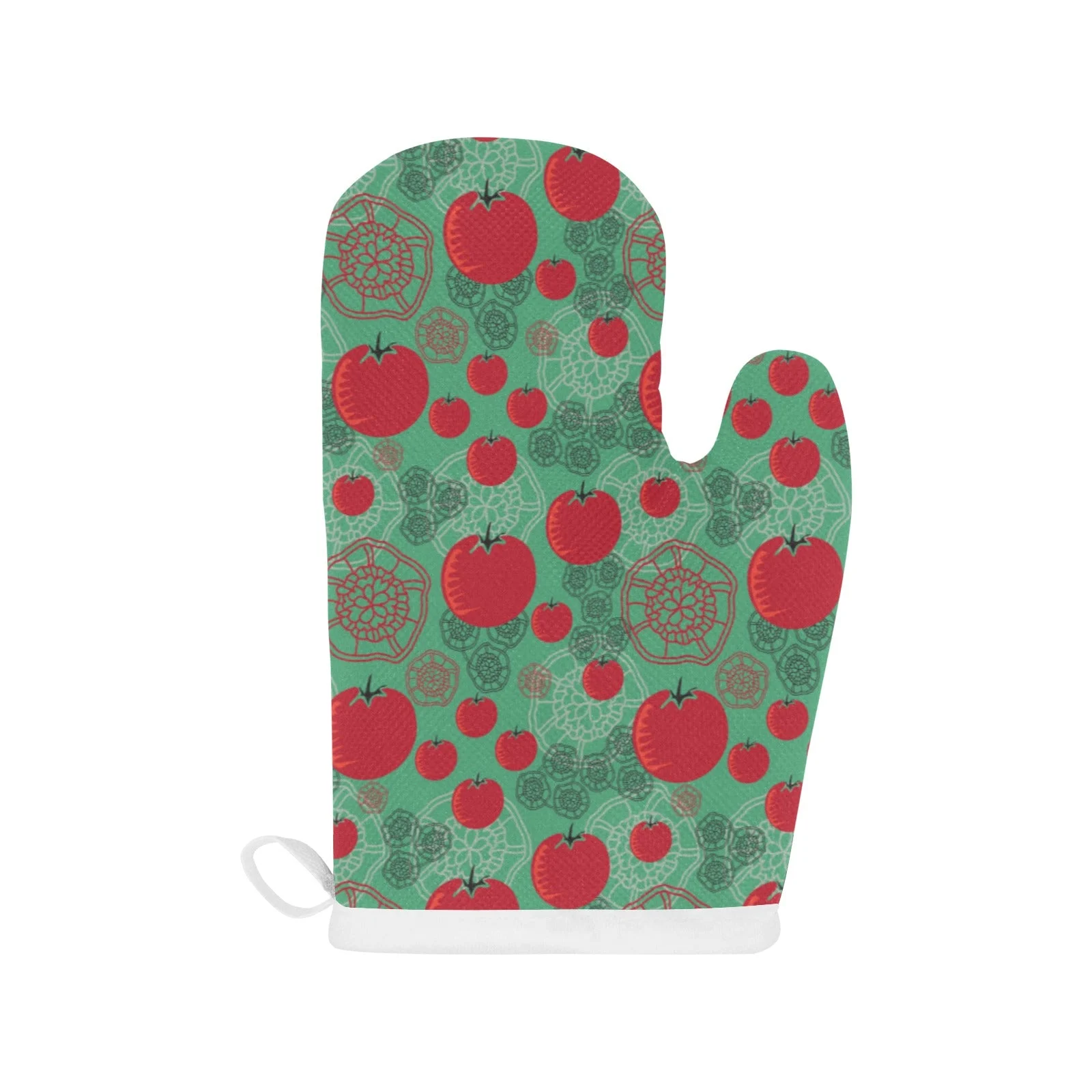 Tomato Design Pattern Heat Resistant Oven Mitts Pot Holders Set Tomato Design Pattern Heat Resistant Oven Mitts Pot Holders Set