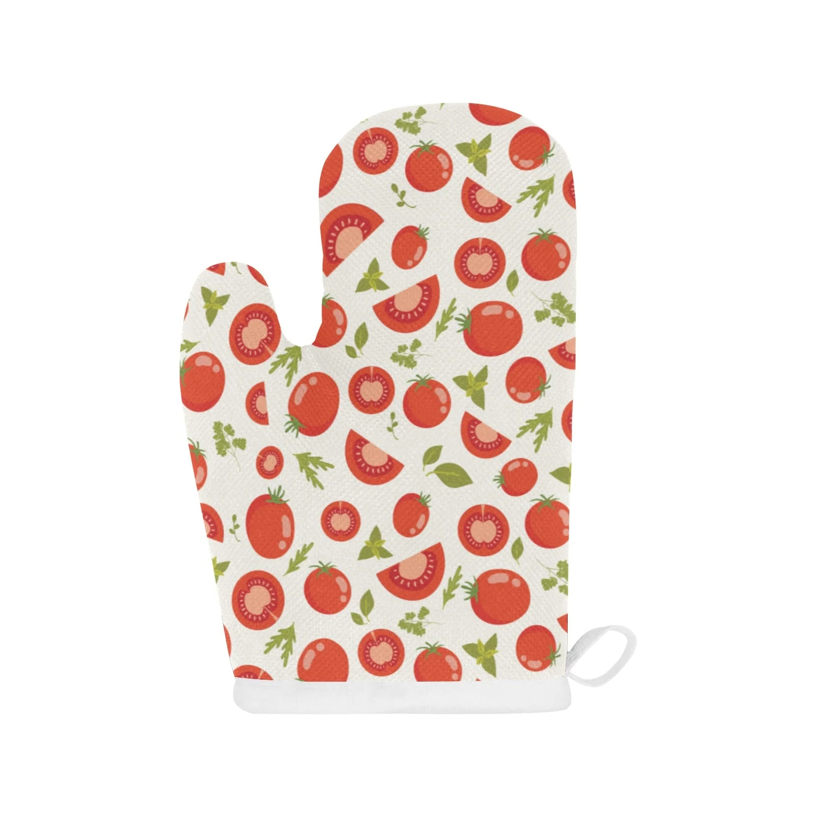 Tomato Pattern Heat Resistant Oven Mitts Pot Holders Set Tomato Pattern Heat Resistant Oven Mitts Pot Holders Set