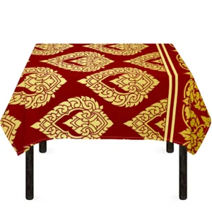 Traditional Thai Pattern Print Tablecloth Kitchen Home Decor